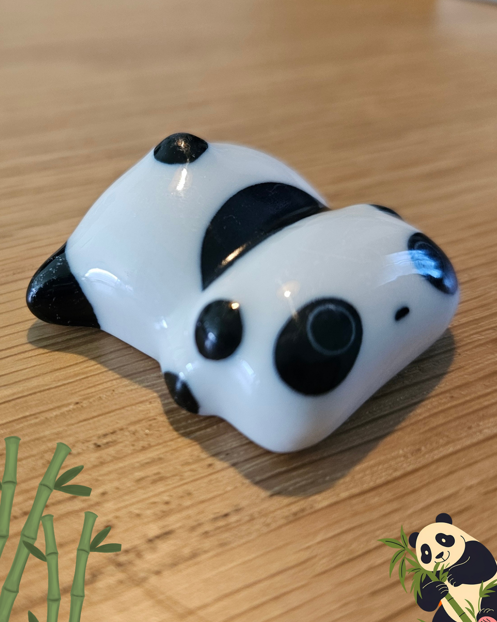 Panda eetstokjes houder