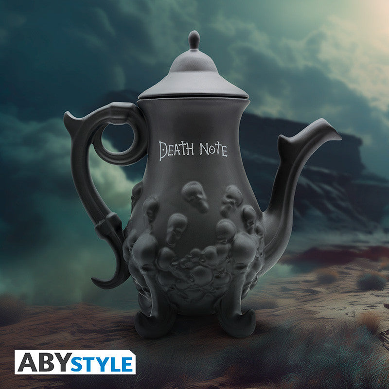 Death note logo theepot met achtergrond