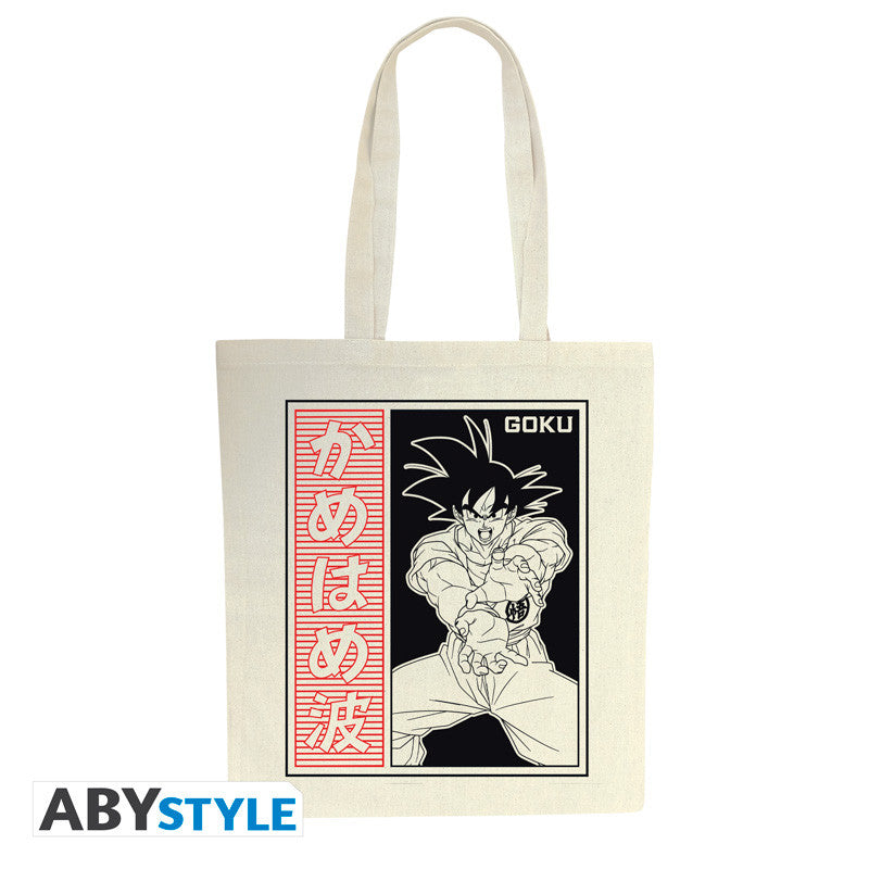 Voorkant tote bag tas Dragon Ball Z met Goku