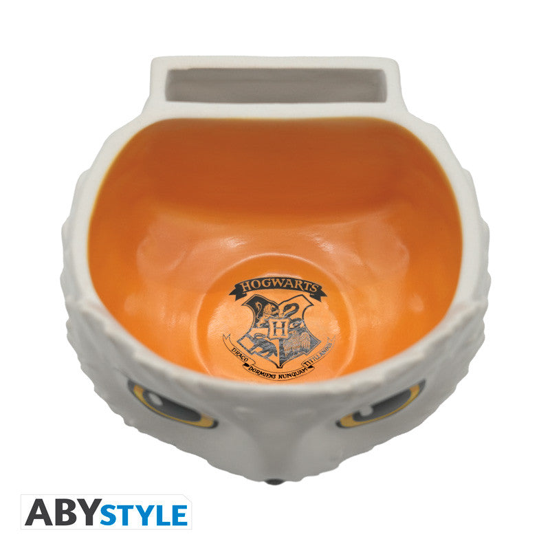 Binnenkant met logo Hogwarts Hedwig Harry potter ontbijtkom