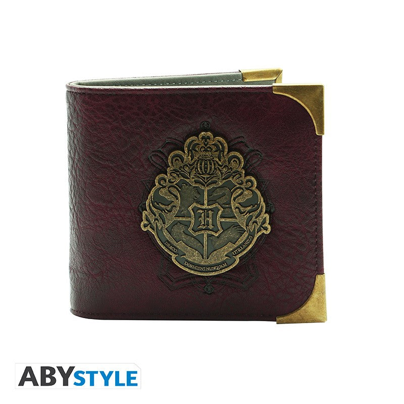 Harry Potter Hogwarts premium portemonnee met metalen embleem