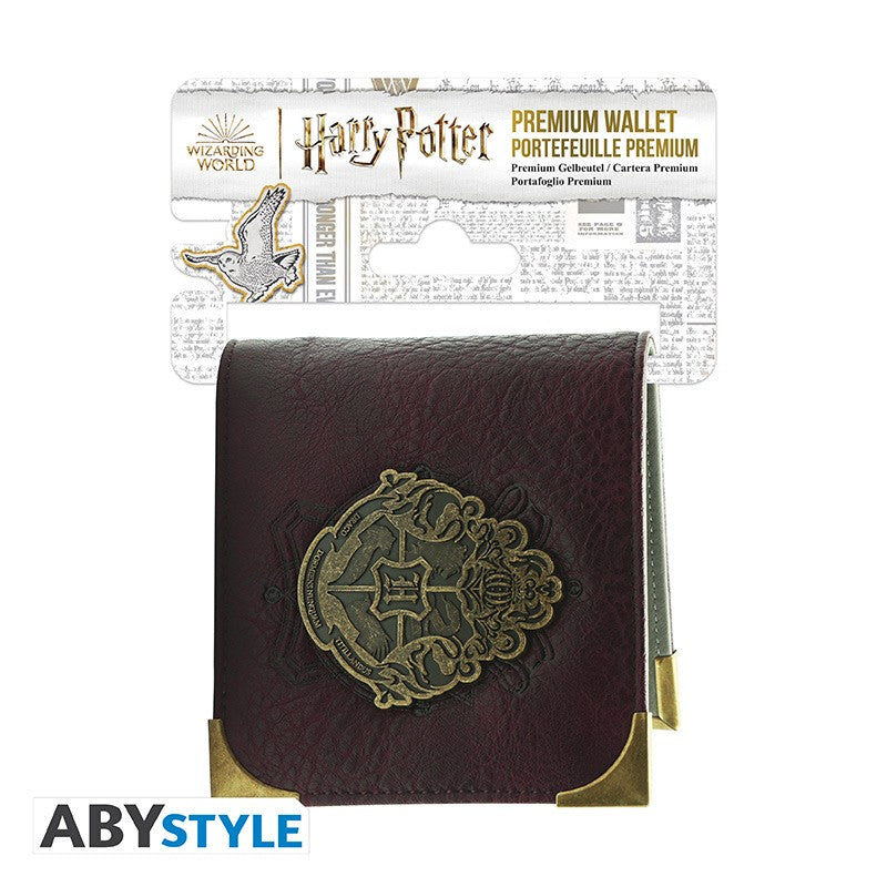 Harry Potter Premium portemonnnee met met metalen hoeken in ABYstyle verpakking