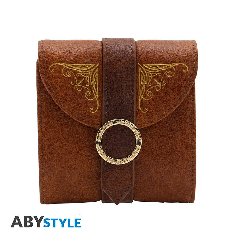 Voorkant Lord of the Rings premium portemonnee met de metalen  One Ring