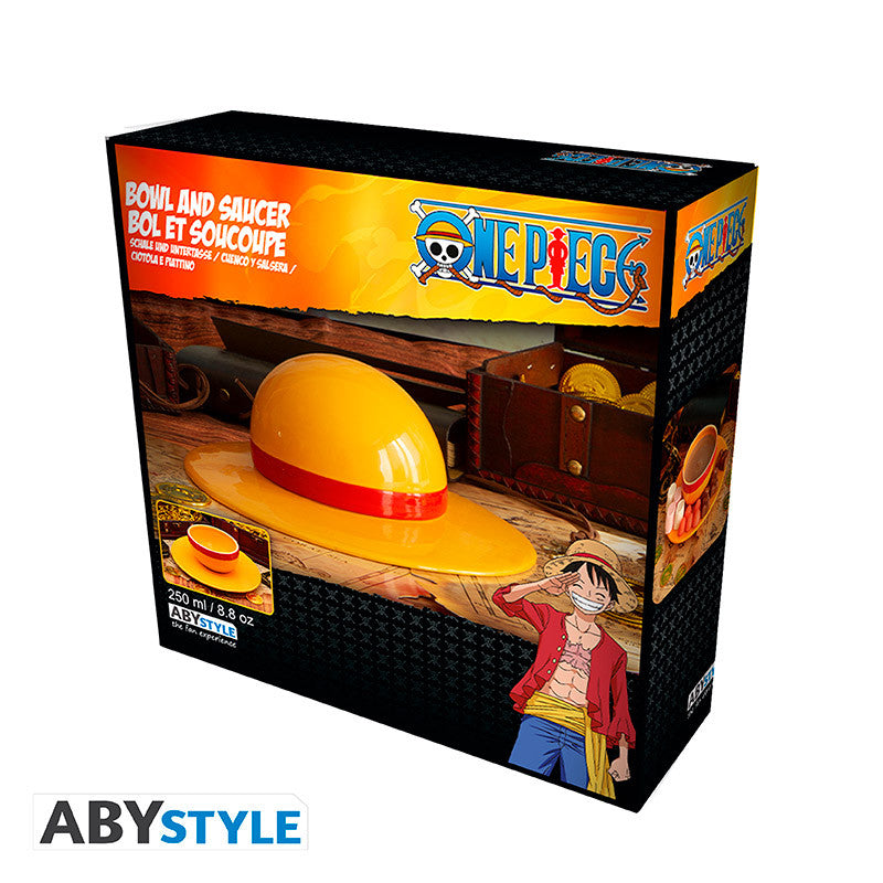 Verpakking van unieke serveerset One Piece. Leuk voor in het huishouden